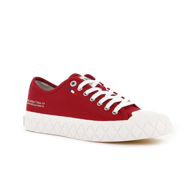 Palladium Palla Ace Canvas Low Tops Sneakers Heren Rood | NL 41FWPRY